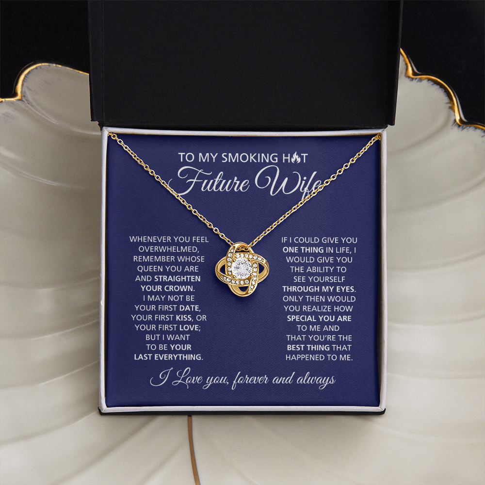 Smoking Hot Future Wife | Love Knot Necklace