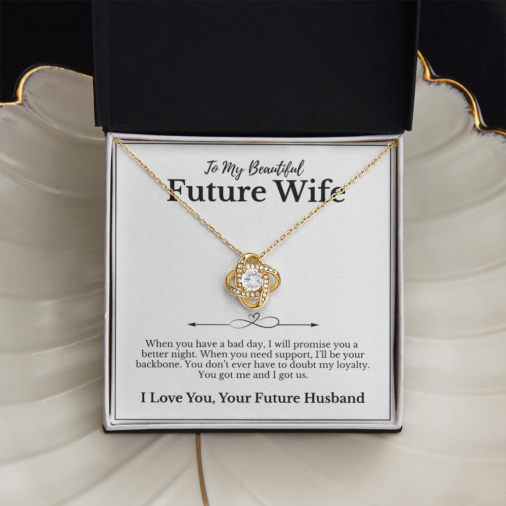 My Beautiful Future Wife | Love Knot Necklace