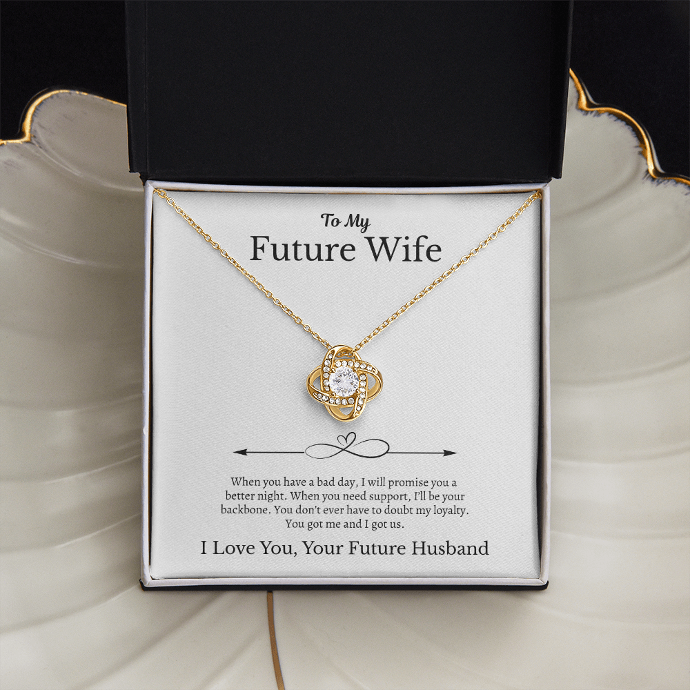 To My Future Wife From Your Future Husband | Love Knot Necklace