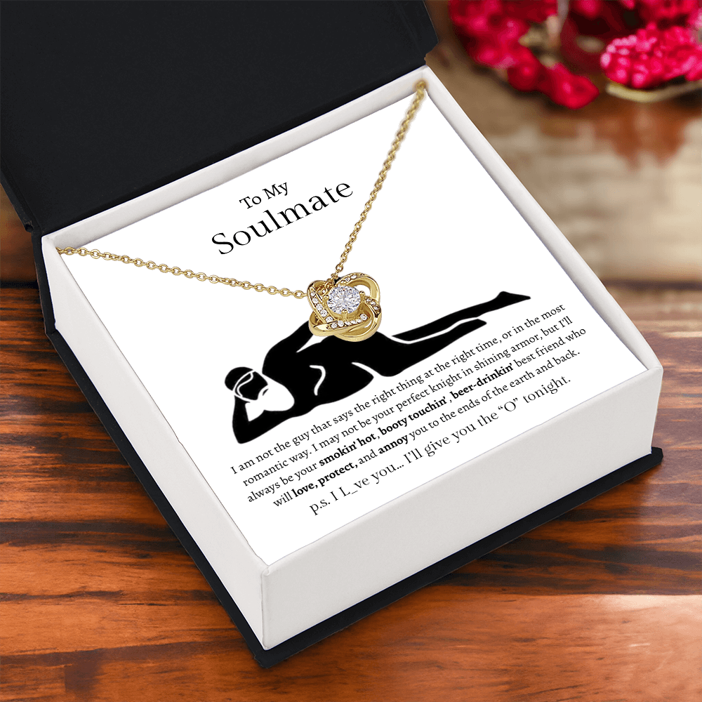 To My Soulmate | Love Knot Necklace