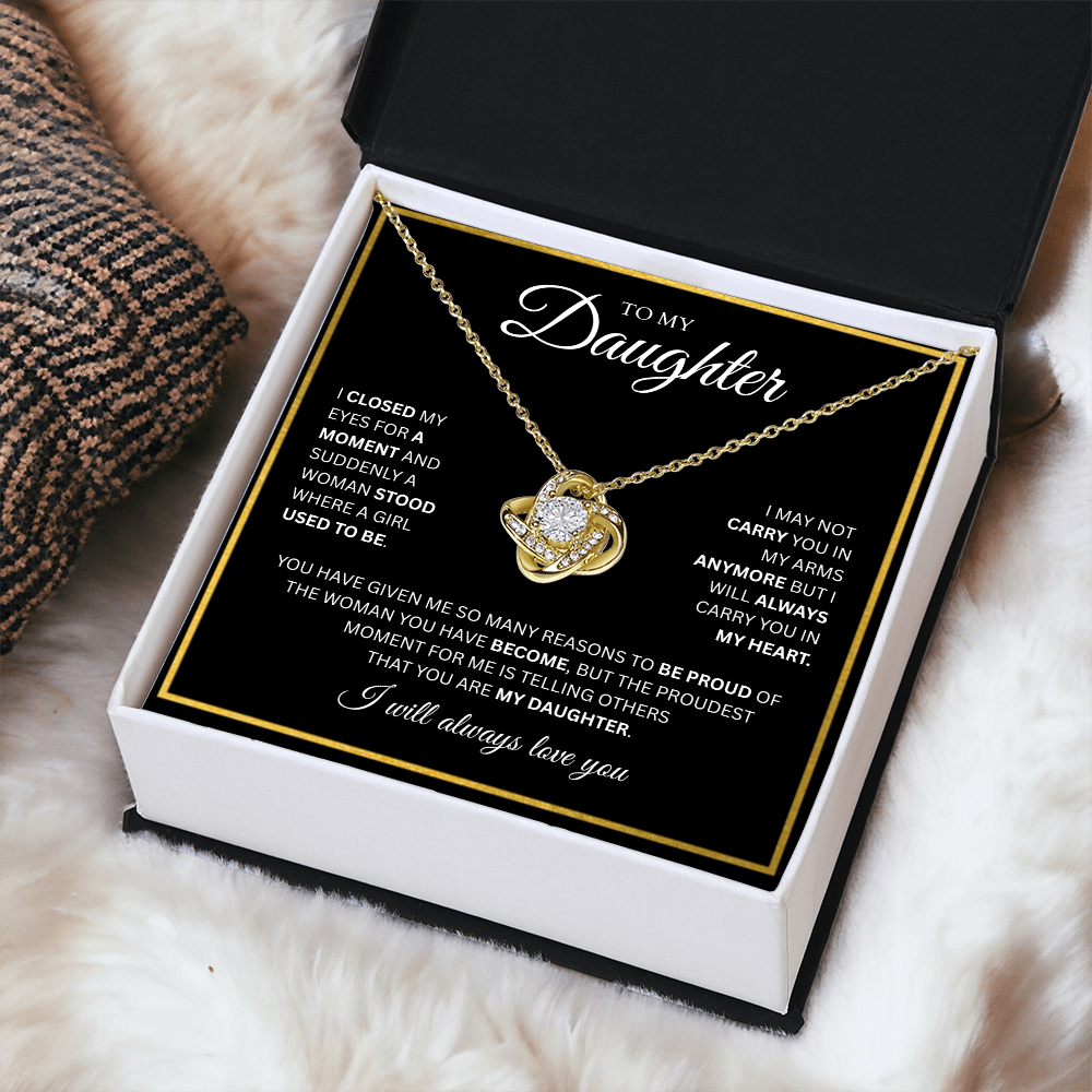 To My Daughter | Love Knot Necklace