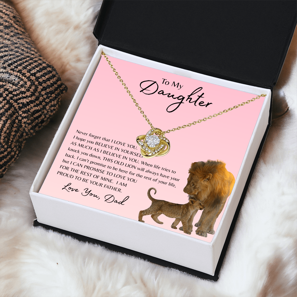 To My Daughter | Love Knot Necklace