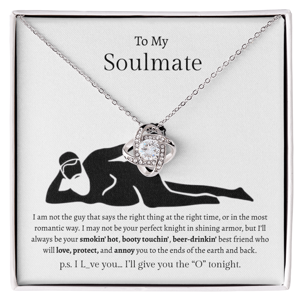 To My Soulmate | Love Knot Necklace