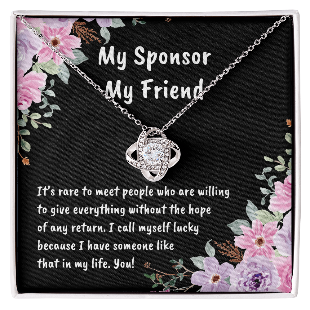 My Sponsor & Friend | Love Knot Necklace