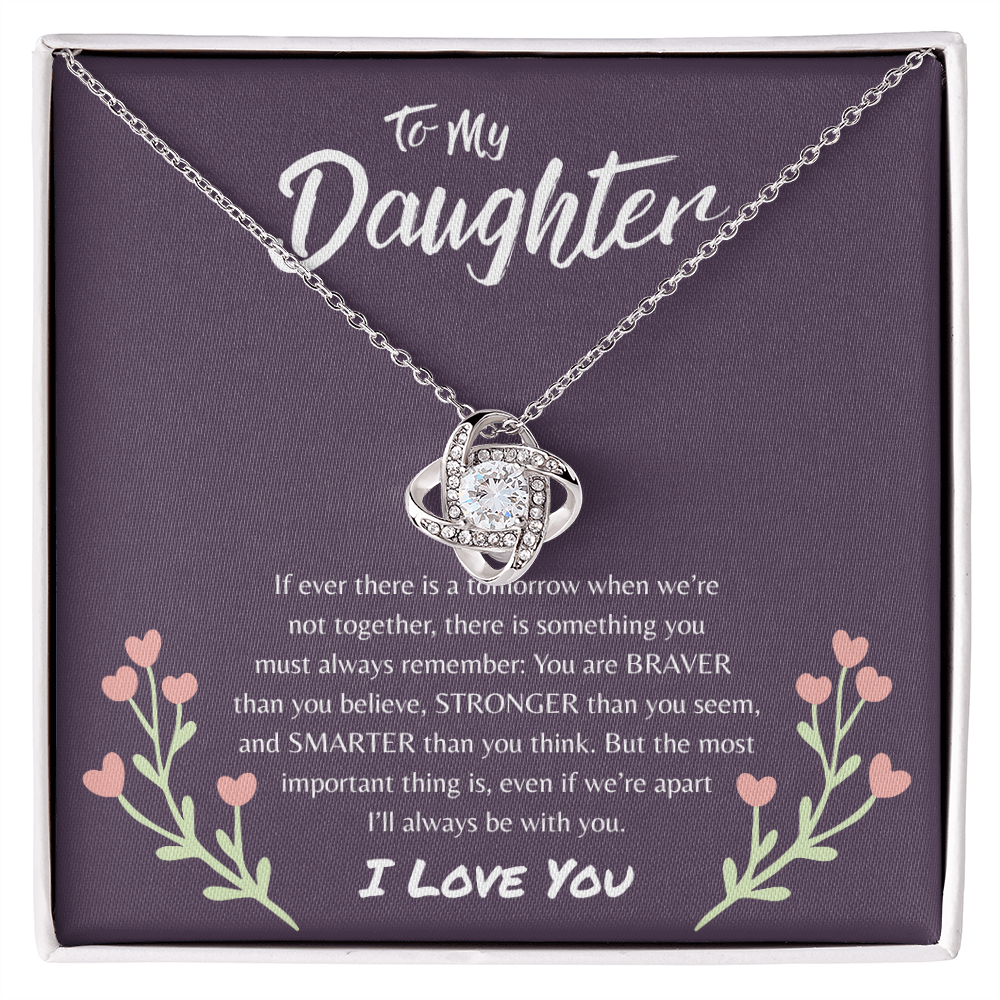 To My Daughter | Love Knot Necklace