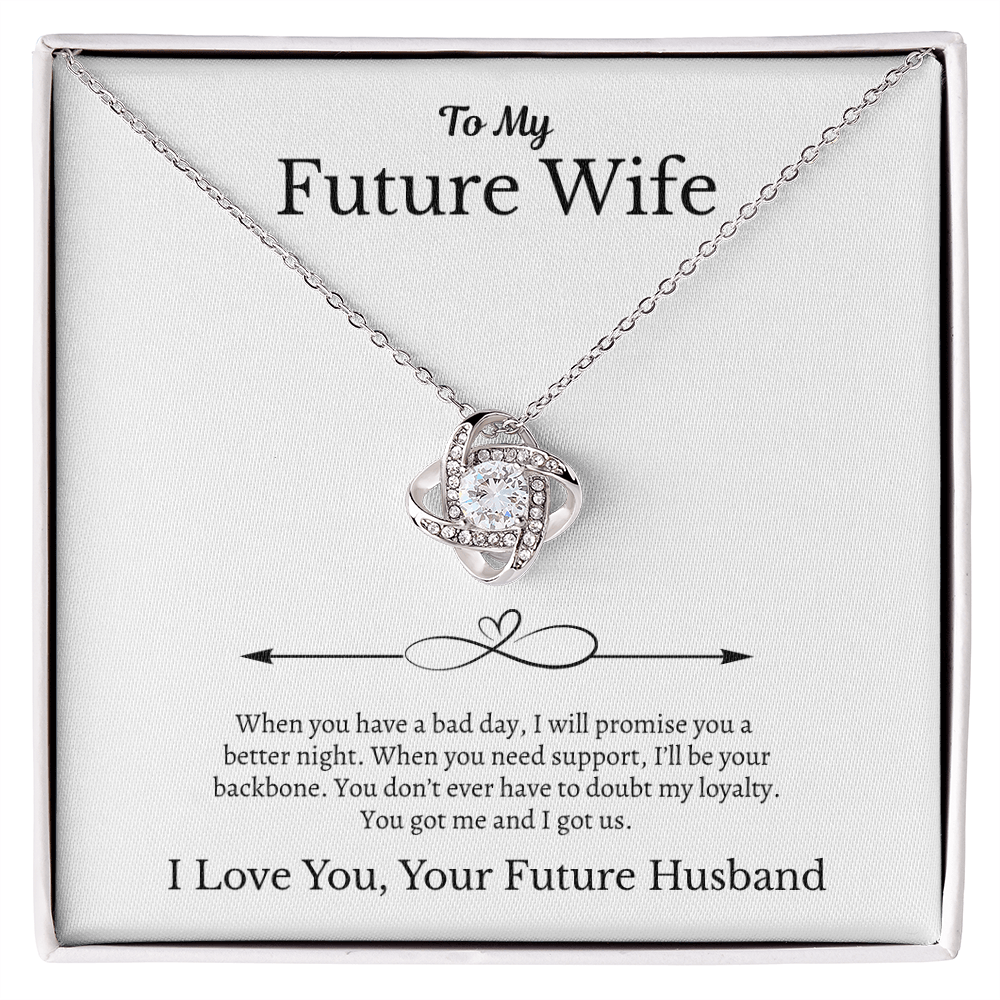 To My Future Wife From Your Future Husband | Love Knot Necklace