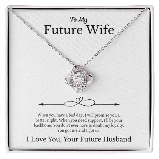 To My Future Wife From Your Future Husband | Love Knot Necklace