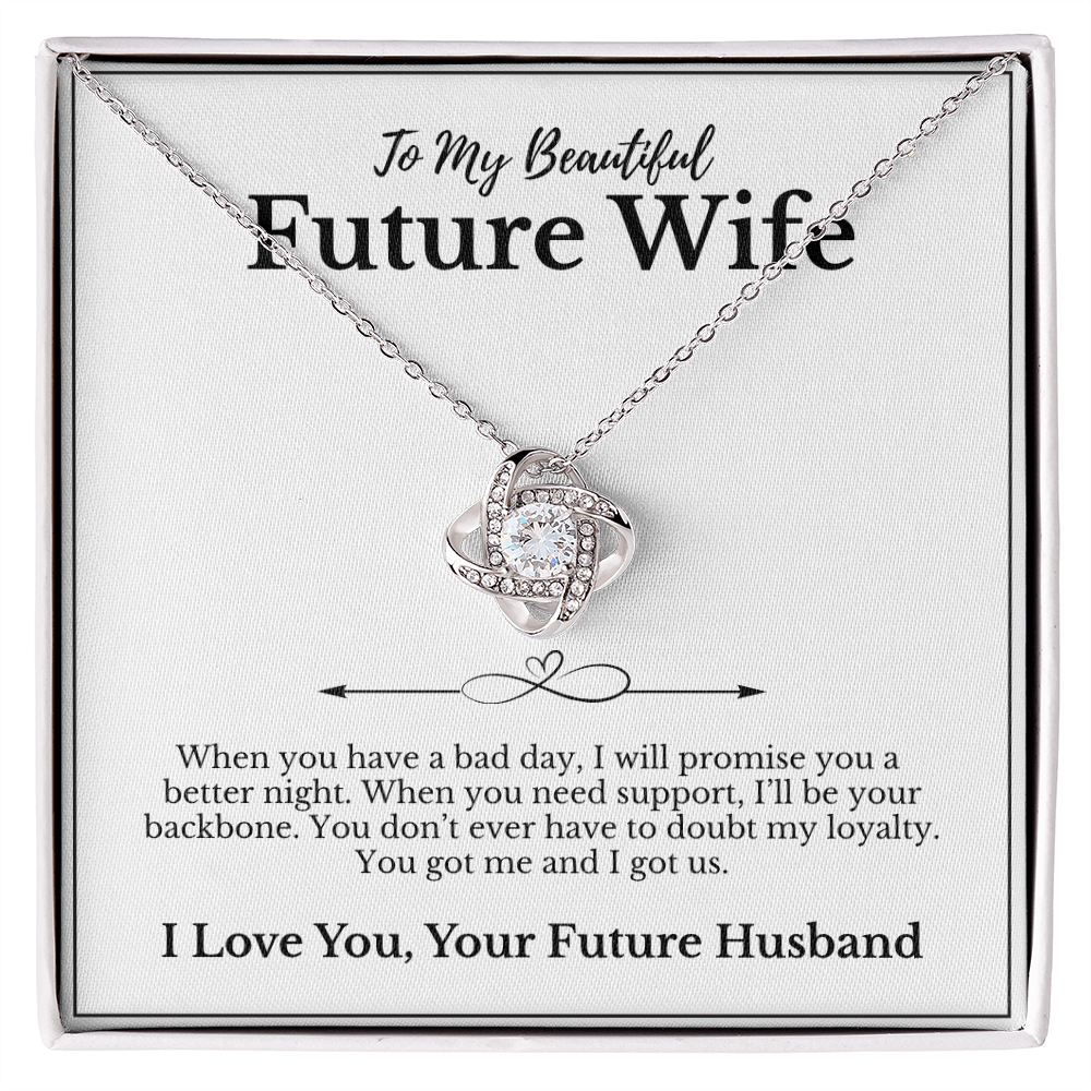 My Beautiful Future Wife | Love Knot Necklace
