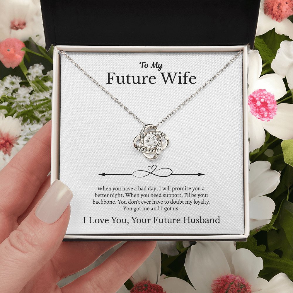 To My Future Wife From Your Future Husband | Love Knot Necklace