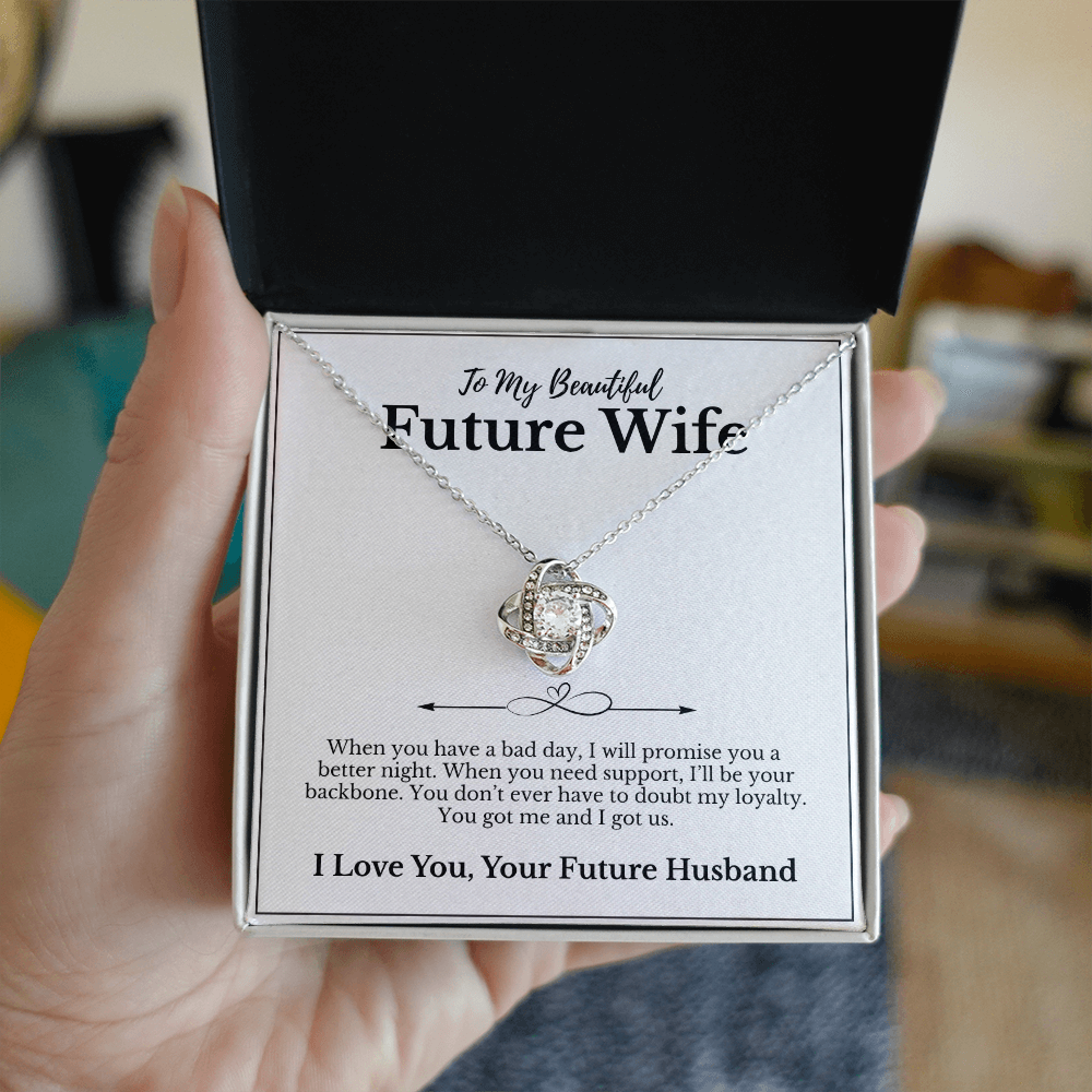 My Beautiful Future Wife | Love Knot Necklace