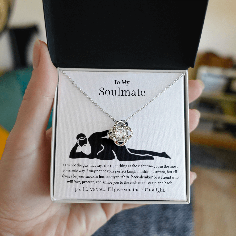 To My Soulmate | Love Knot Necklace