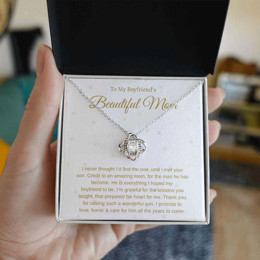 To My Boyfriend's Mom | Love Knot Necklace
