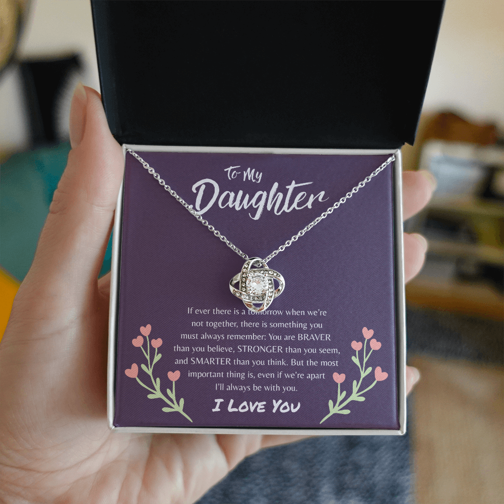 To My Daughter | Love Knot Necklace