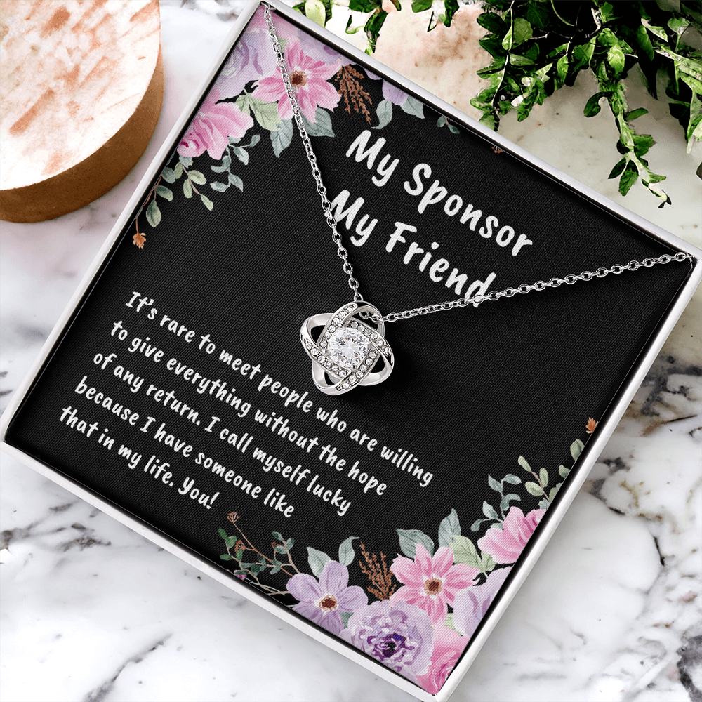 My Sponsor & Friend | Love Knot Necklace
