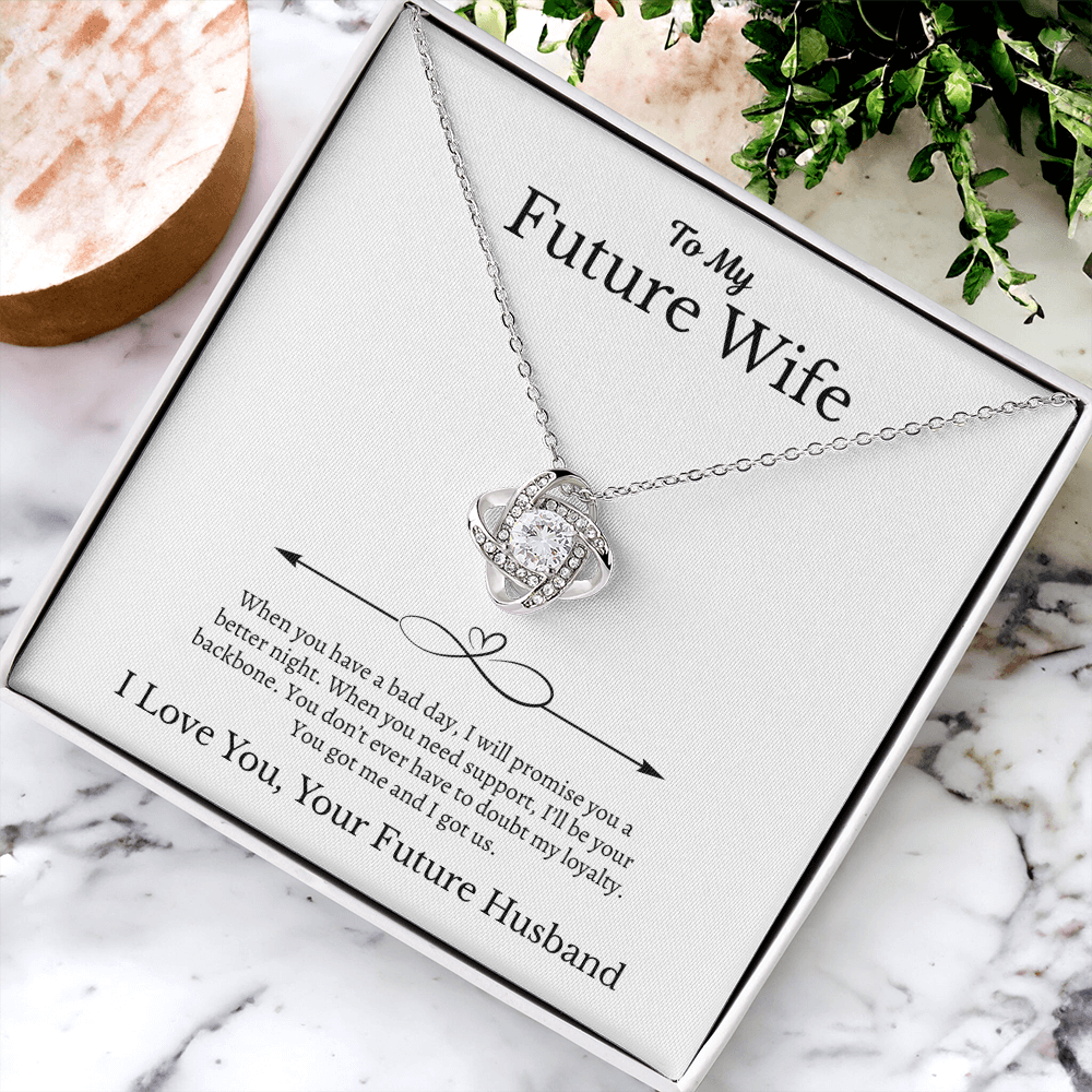 To My Future Wife From Your Future Husband | Love Knot Necklace