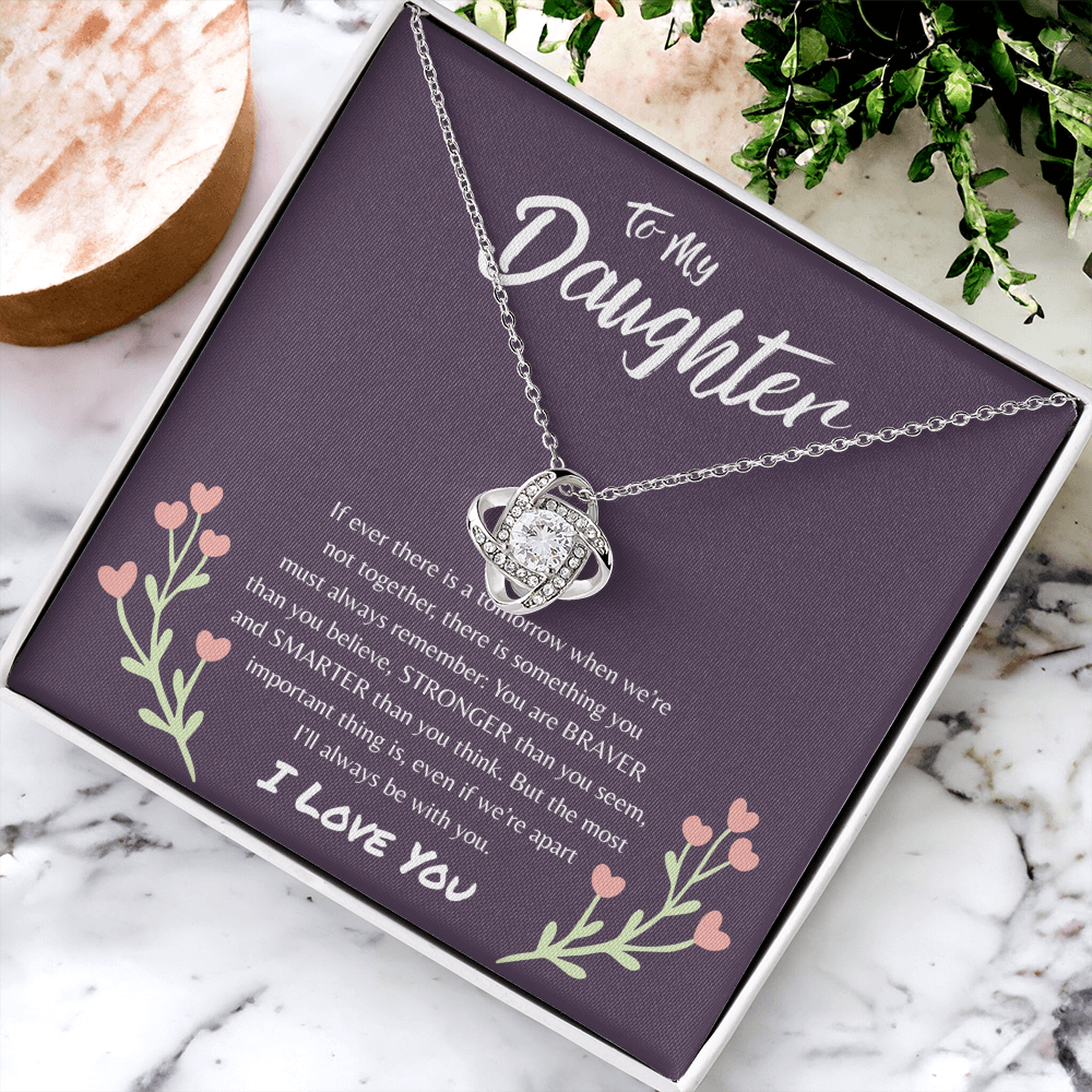 To My Daughter | Love Knot Necklace