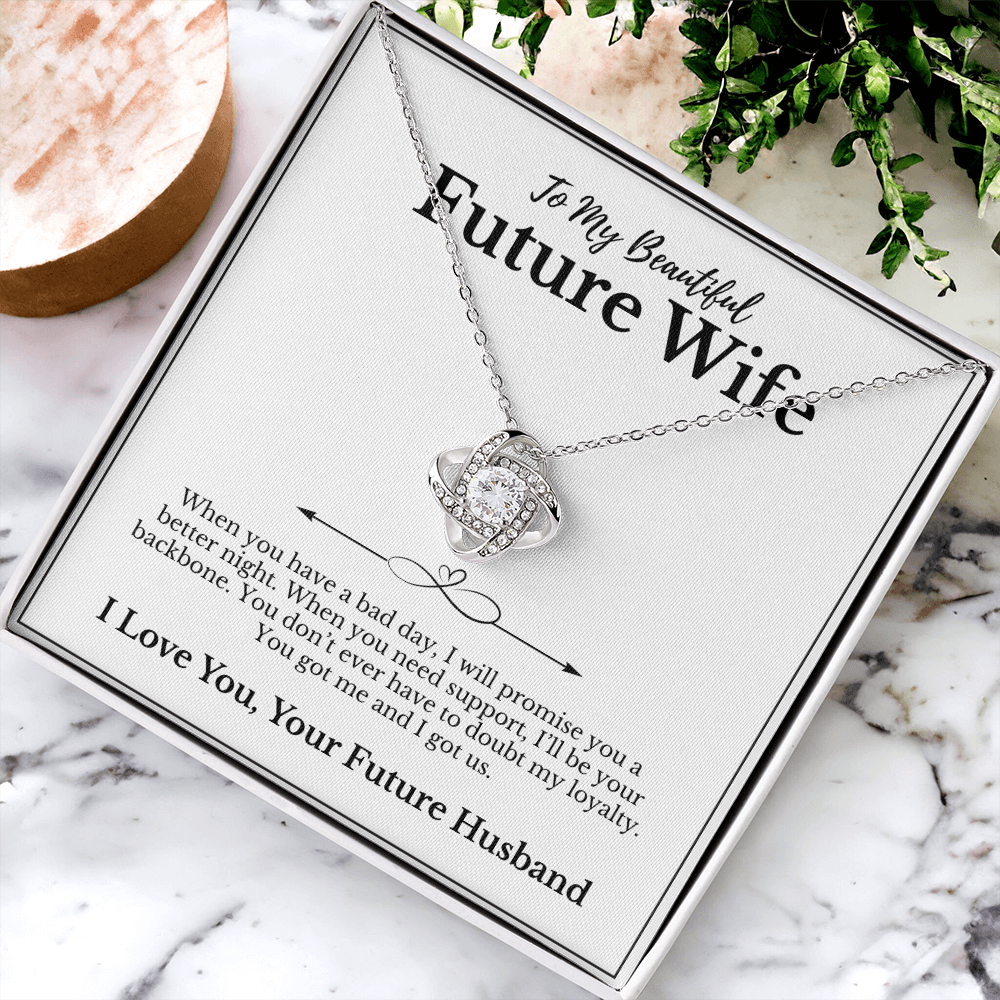 My Beautiful Future Wife | Love Knot Necklace