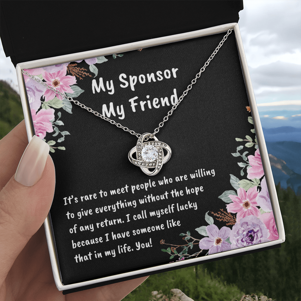 My Sponsor & Friend | Love Knot Necklace