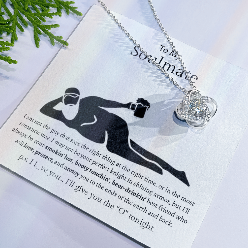 To My Soulmate | Love Knot Necklace