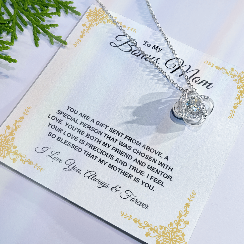 To My Bonus Mom | Love Knot Necklace