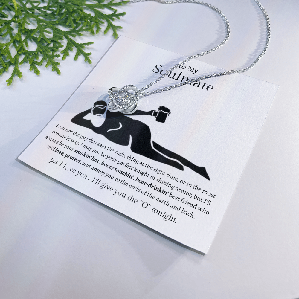 To My Soulmate | Love Knot Necklace