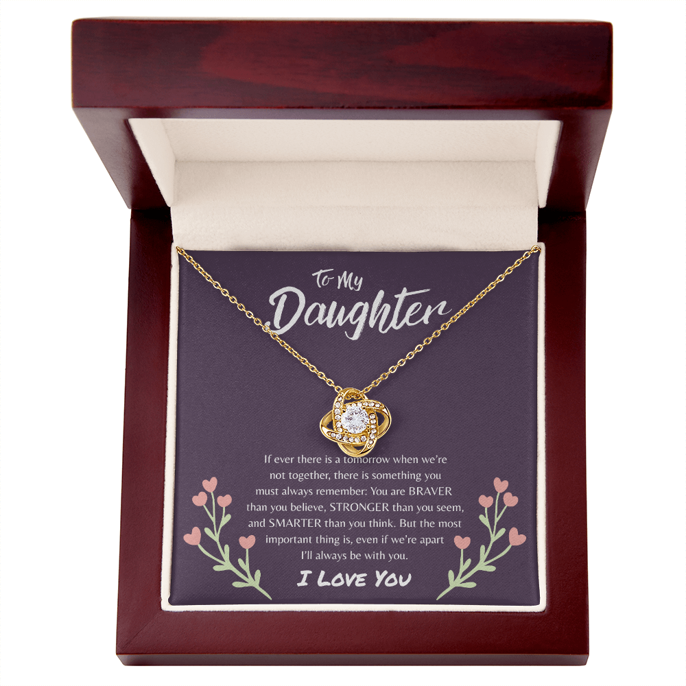 To My Daughter | Love Knot Necklace