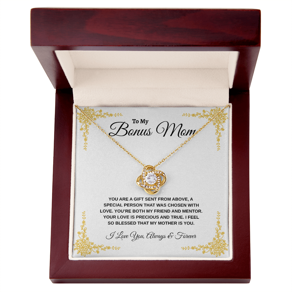 To My Bonus Mom | Love Knot Necklace