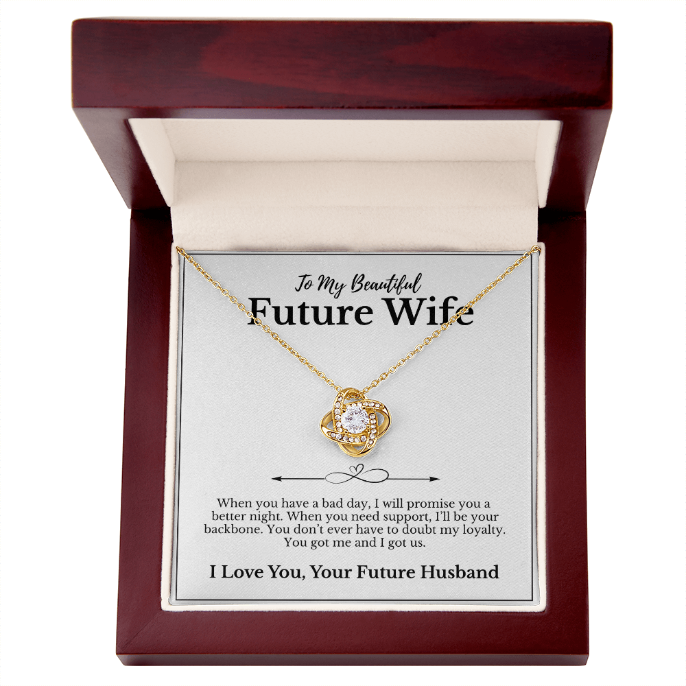 My Beautiful Future Wife | Love Knot Necklace