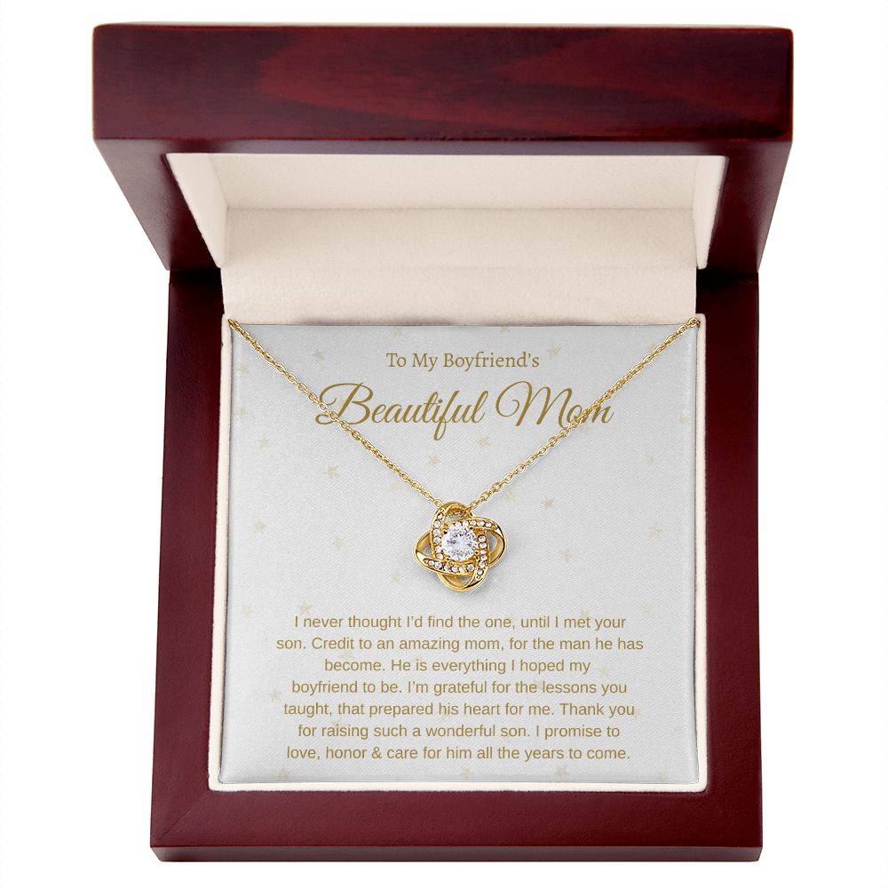 To My Boyfriend's Mom | Love Knot Necklace