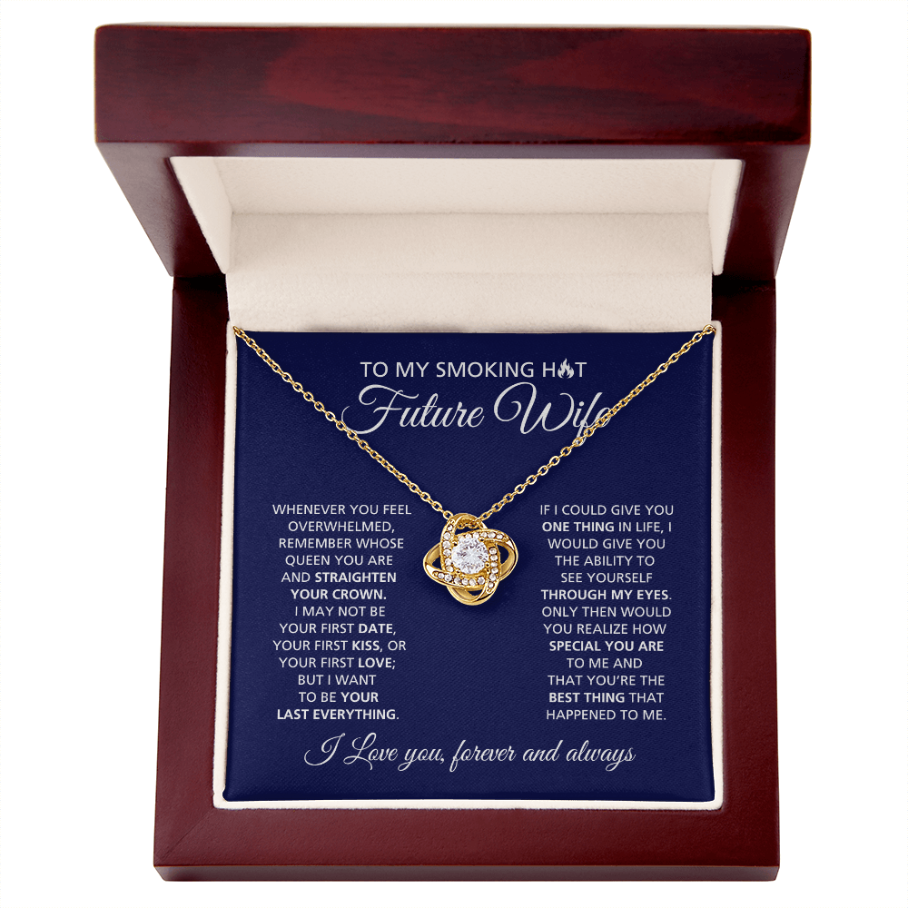 Smoking Hot Future Wife | Love Knot Necklace