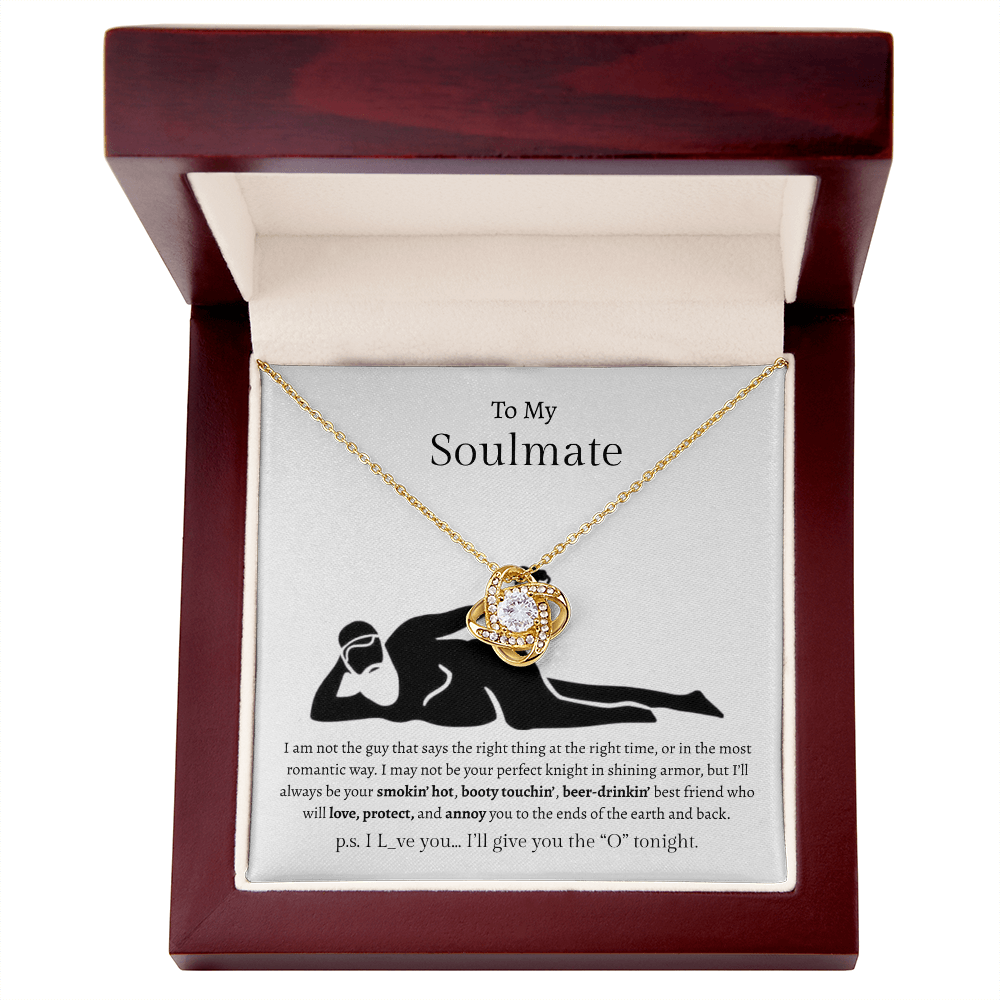 To My Soulmate | Love Knot Necklace