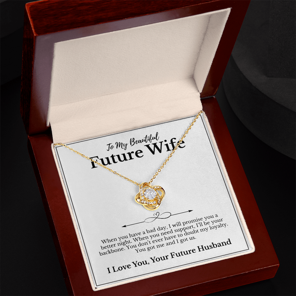 My Beautiful Future Wife | Love Knot Necklace