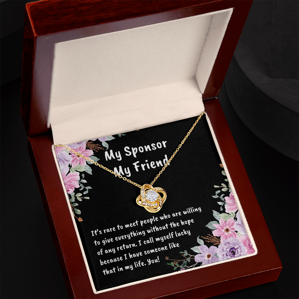 My Sponsor & Friend | Love Knot Necklace
