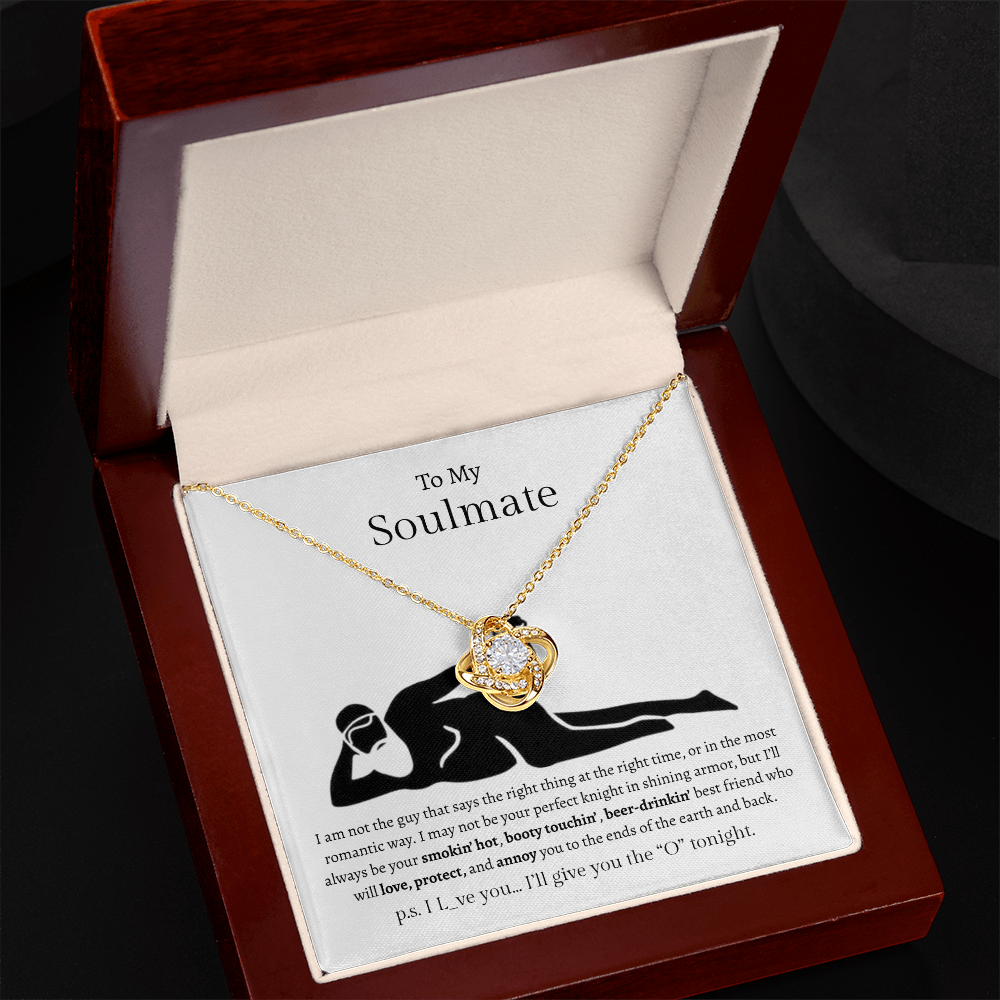 To My Soulmate | Love Knot Necklace