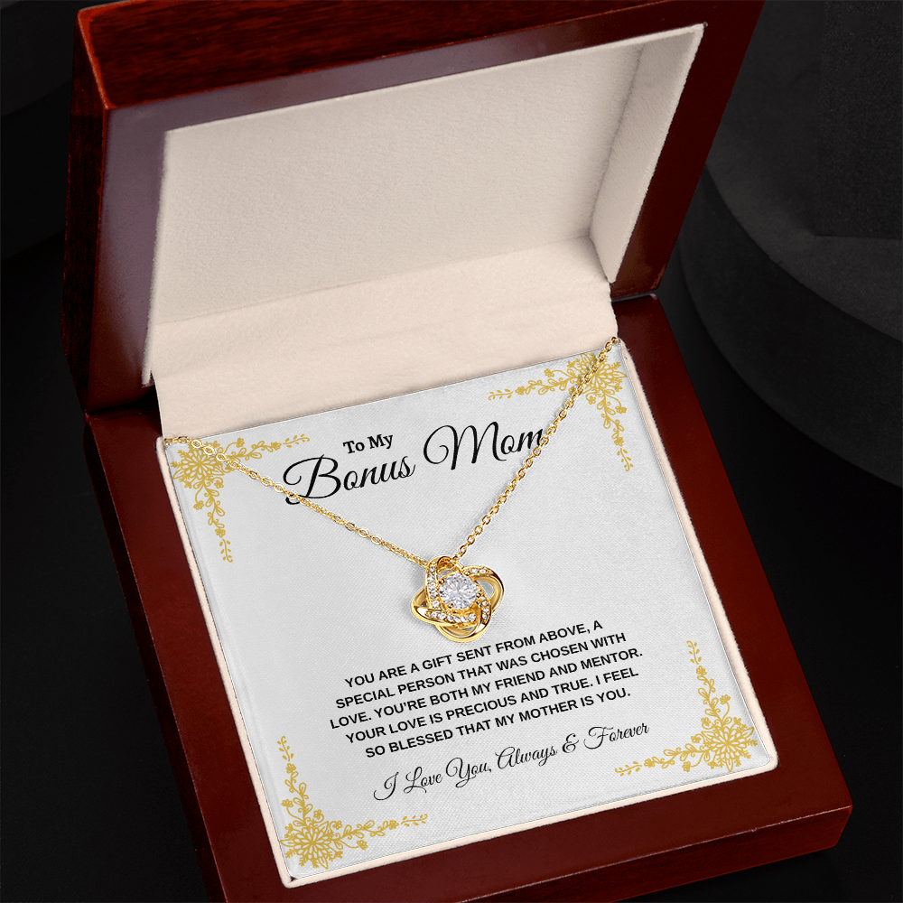 To My Bonus Mom | Love Knot Necklace