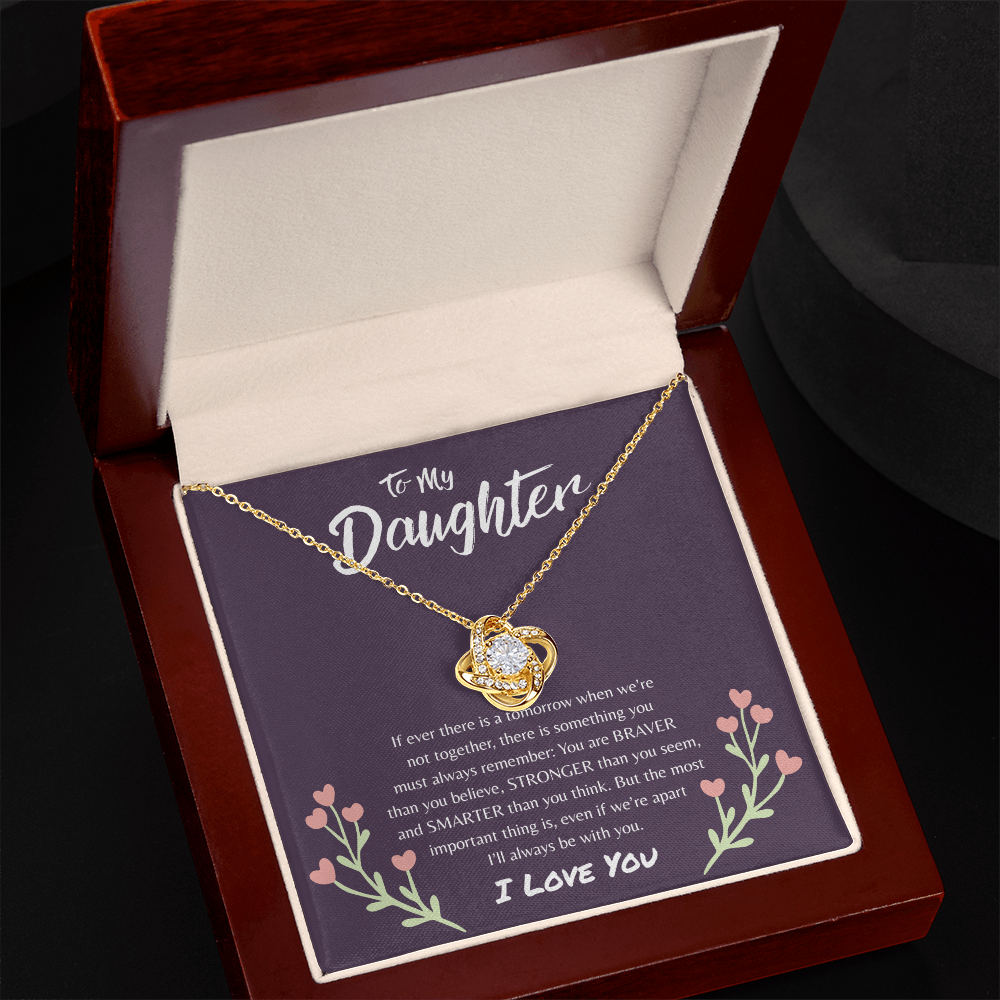 To My Daughter | Love Knot Necklace