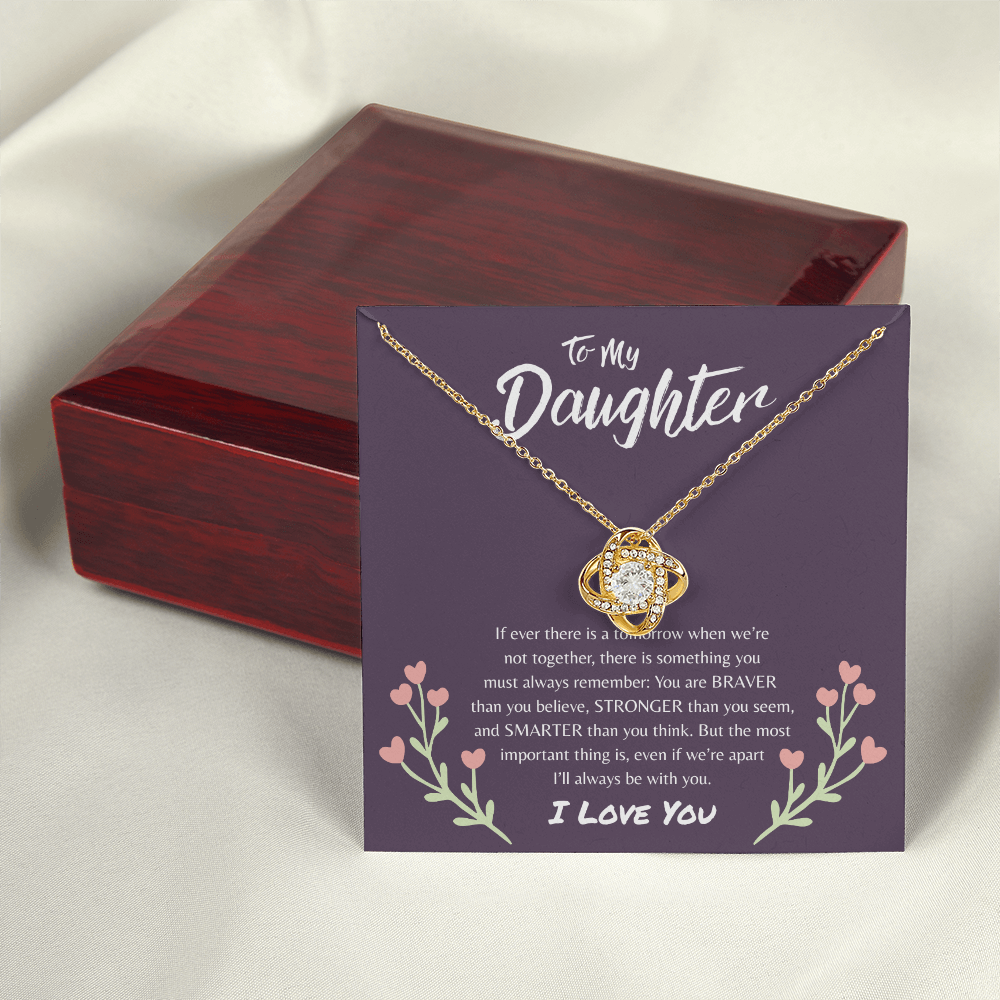 To My Daughter | Love Knot Necklace