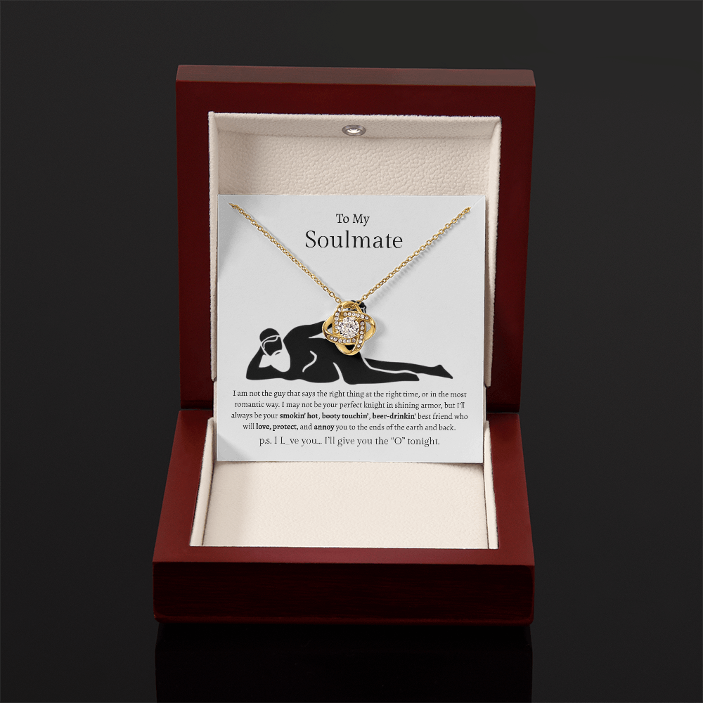 To My Soulmate | Love Knot Necklace