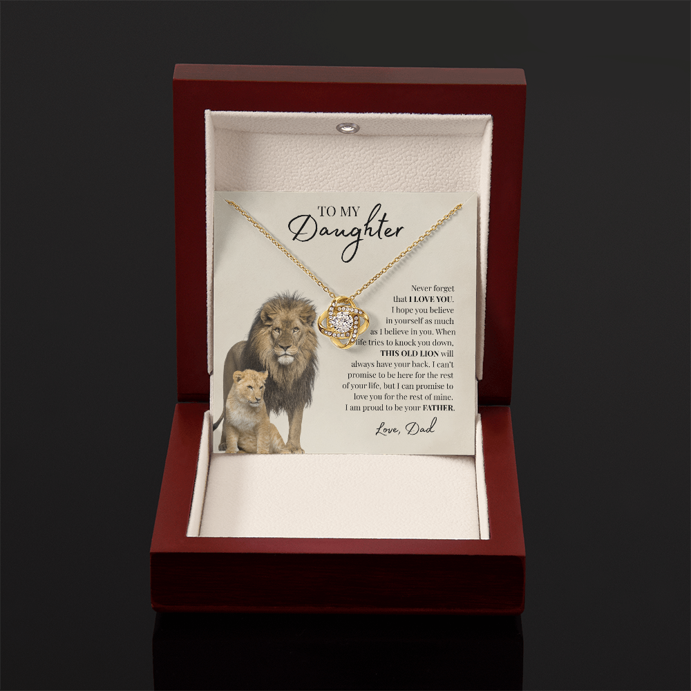 To My Daughter | Love Knot Necklace
