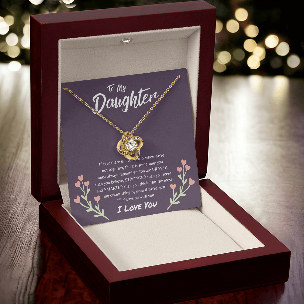 To My Daughter | Love Knot Necklace