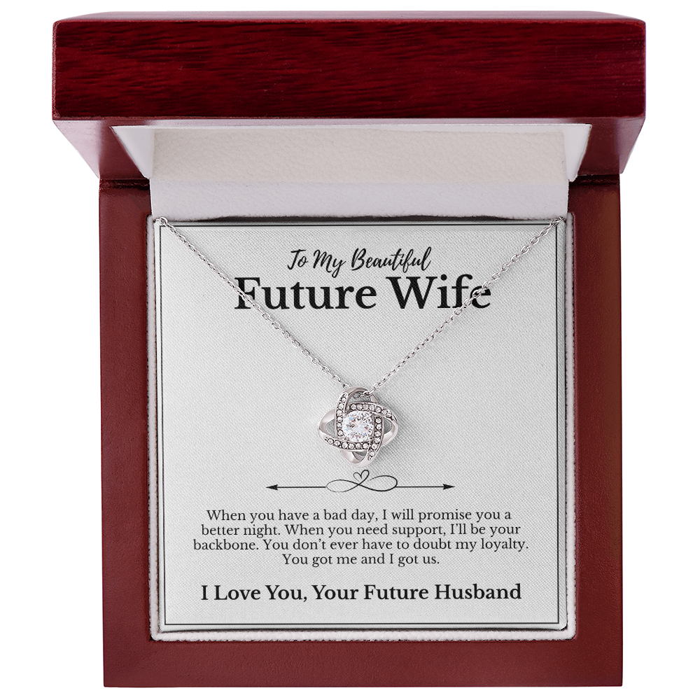 My Beautiful Future Wife | Love Knot Necklace