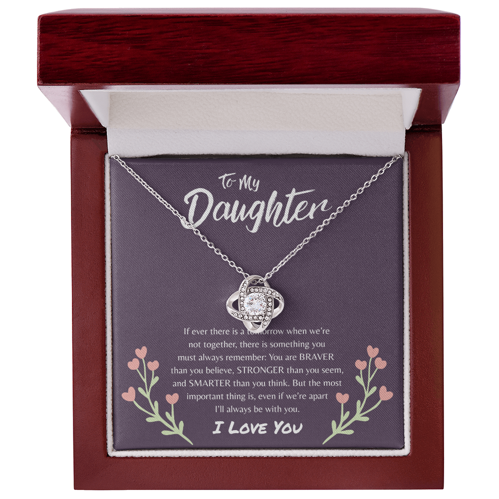 To My Daughter | Love Knot Necklace