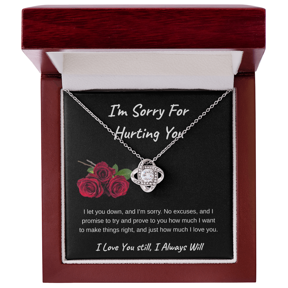 I'm Sorry For Hurting You |  Love Knot Necklace
