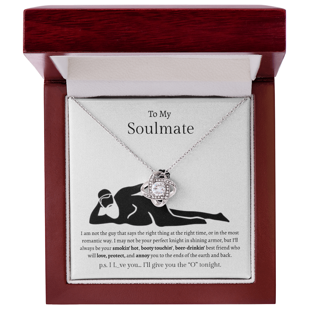 To My Soulmate | Love Knot Necklace