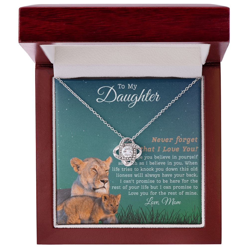 To My Daughter | Love Knot Necklace