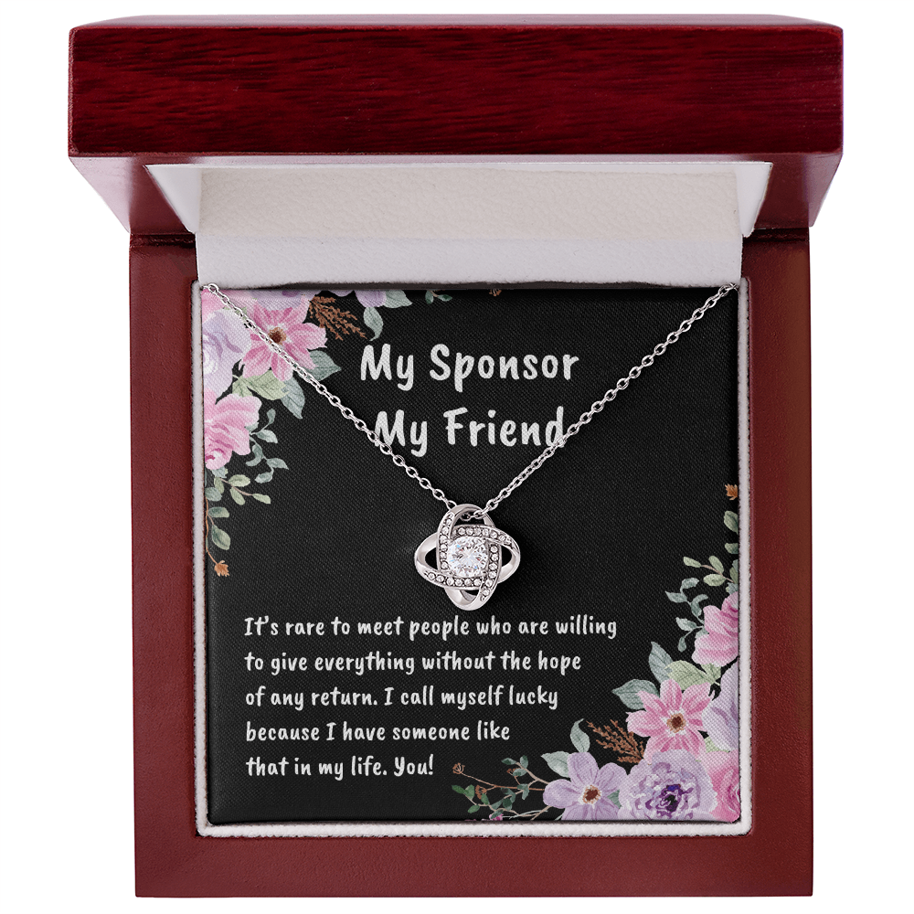 My Sponsor & Friend | Love Knot Necklace