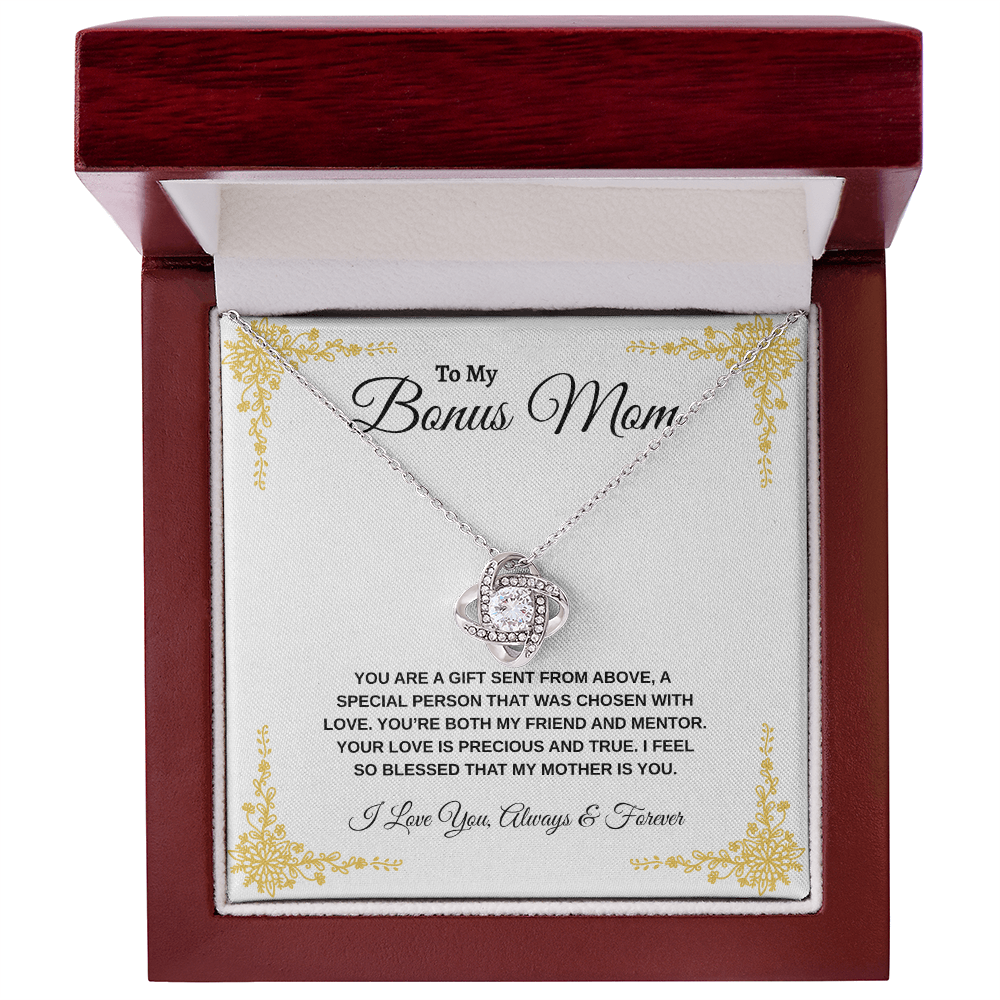 To My Bonus Mom | Love Knot Necklace