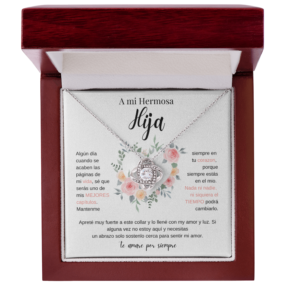 A Mi Hermosa Hija | Love Knot Necklace