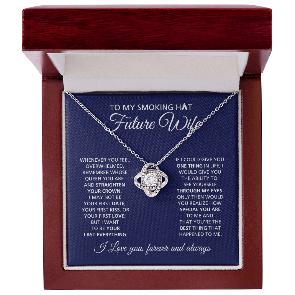 Smoking Hot Future Wife | Love Knot Necklace