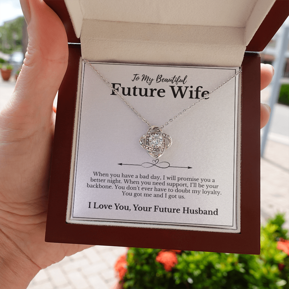 My Beautiful Future Wife | Love Knot Necklace